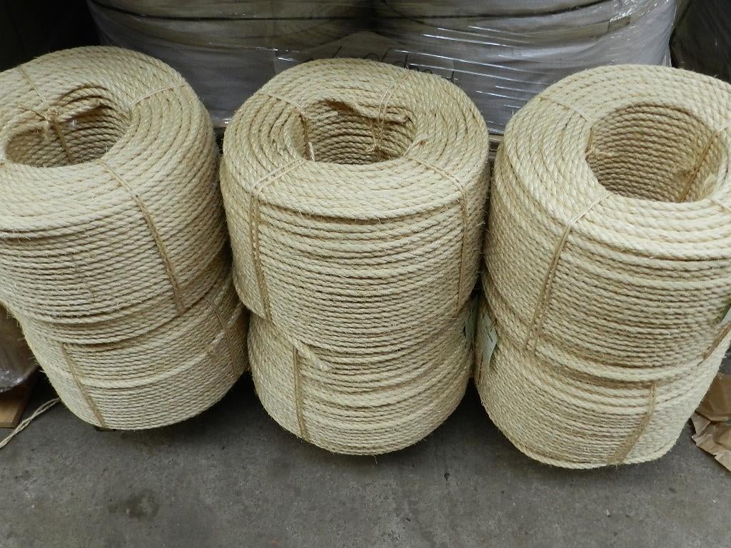 TOUW SISAL 8mm rollen a 220mtr., Watersport en Boten, Ophalen, Nieuw, Lijn of Blok