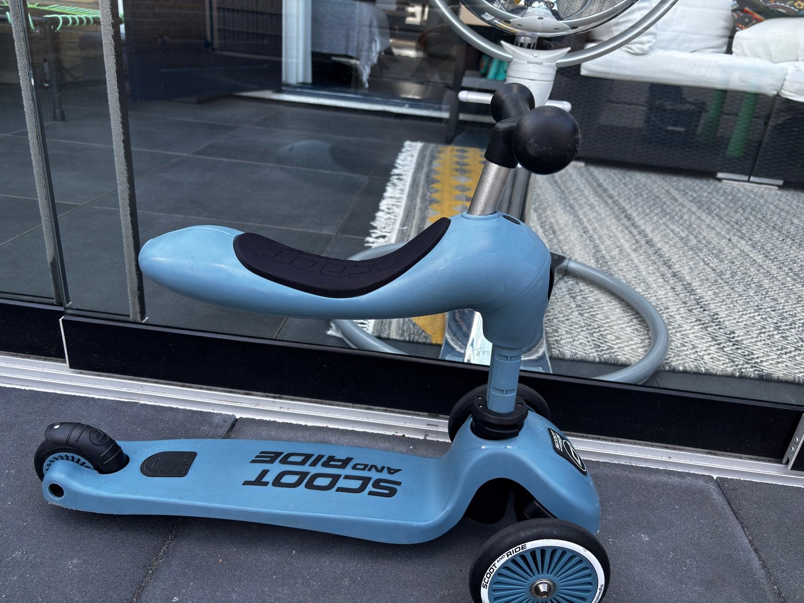 Scoot and Ride Highwaykick 1 - 2-in-1 step/loopfiets, Ophalen of Verzenden, Zo goed als nieuw, Gewone step