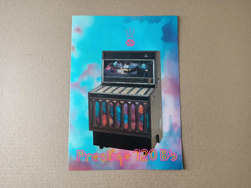 Folder: NSM Prestige 120BB (1972) jukebox, Verzenden, Gebruikt, 1950 tot 1960, Seeburg