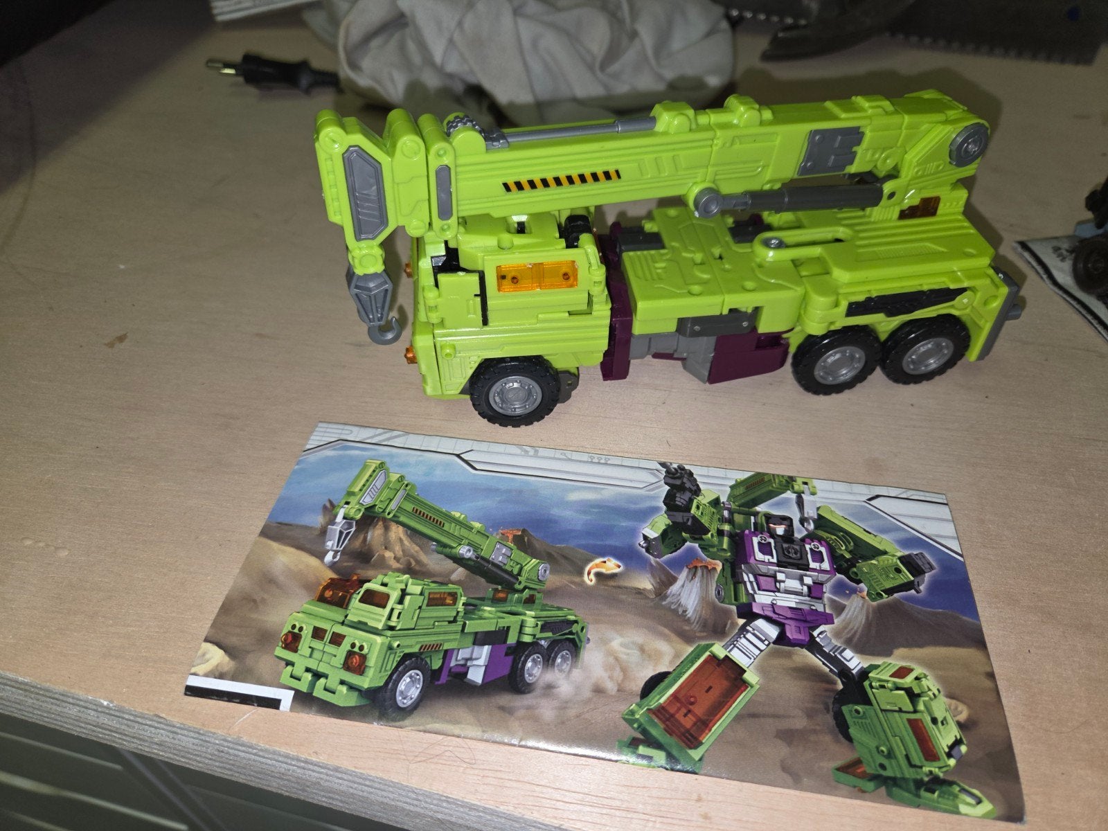 Transformers Devastator Constructicon Crane Speeder, Ophalen of Verzenden, Zo goed als nieuw, Jongen of Meisje