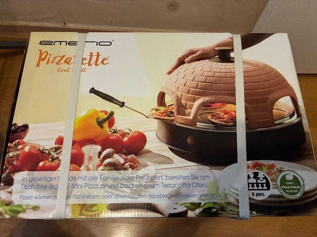 Emerio Pizzarette Origineel - 6 Persoons Pizza Oven, Ophalen, Minder dan 45 cm, Overige merken, Oven