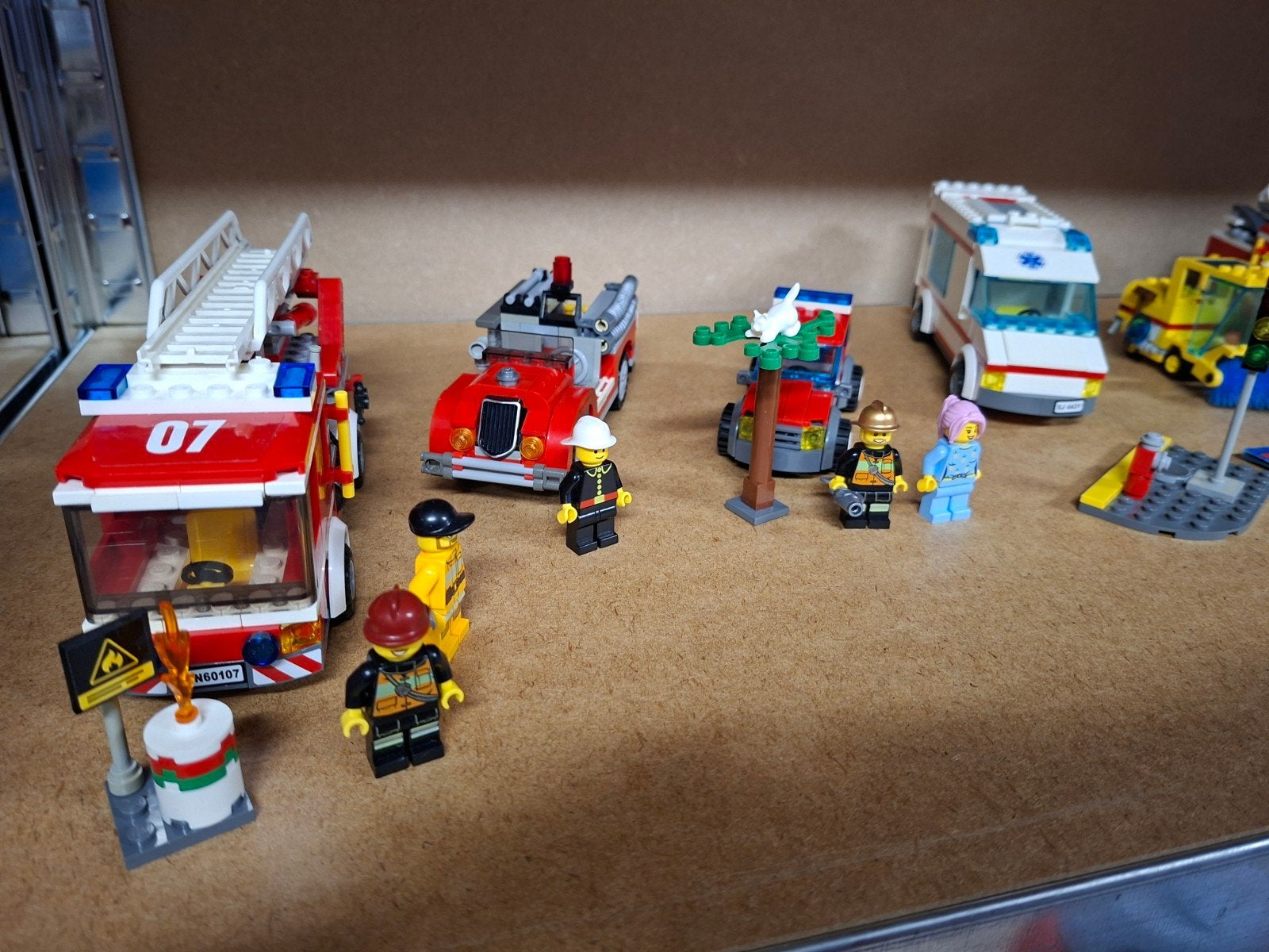 Mooie Lego City set met brandweer, ambulance en meer, Lego, Ophalen of Verzenden, City, Gebruikt