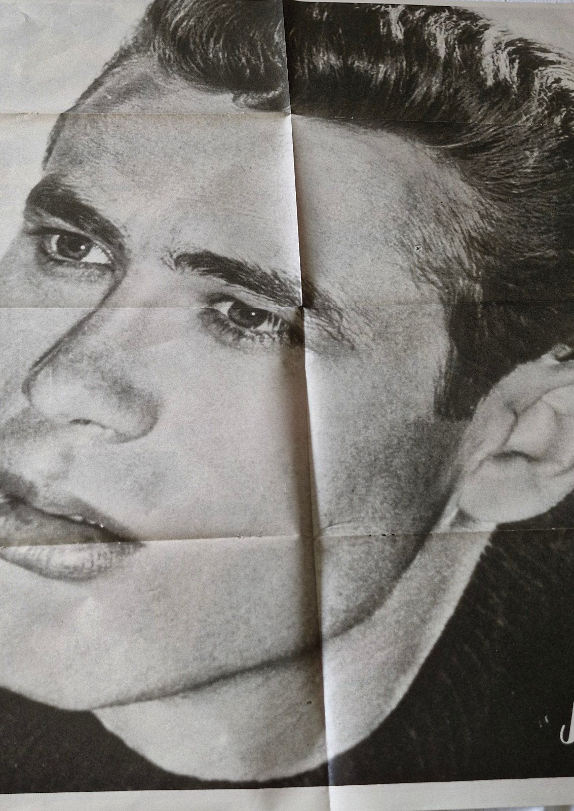 Vintage Spandau Ballet en James Dean Poster, Ophalen of Verzenden, Gebruikt, A1 t/m A3, Film en Tv