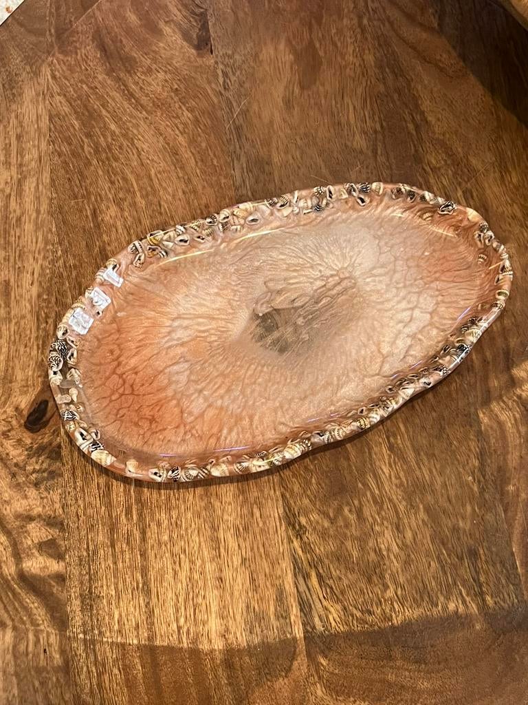 Schitterende tray /borrelplank/ schaal van epoxy !, Ophalen of Verzenden, Nieuw