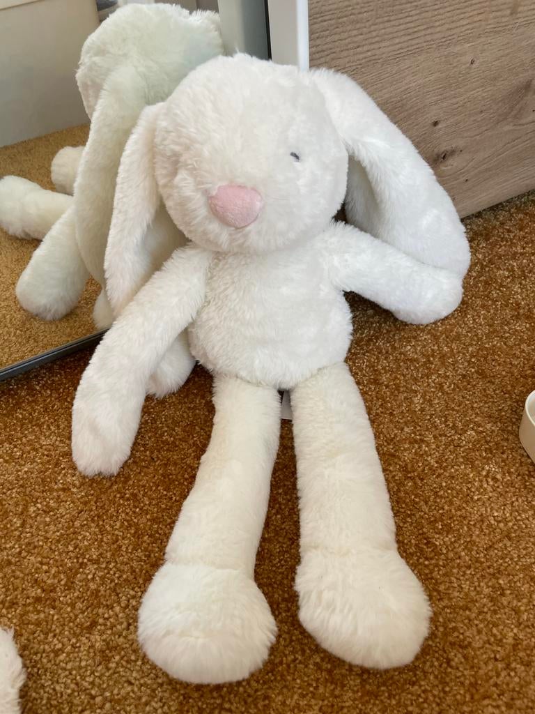 Zachte Witte Knuffel Konijn van primark, Kinderen en Baby's, Speelgoed | Knuffels en Pluche, Konijn, Ophalen of Verzenden, Zo goed als nieuw
