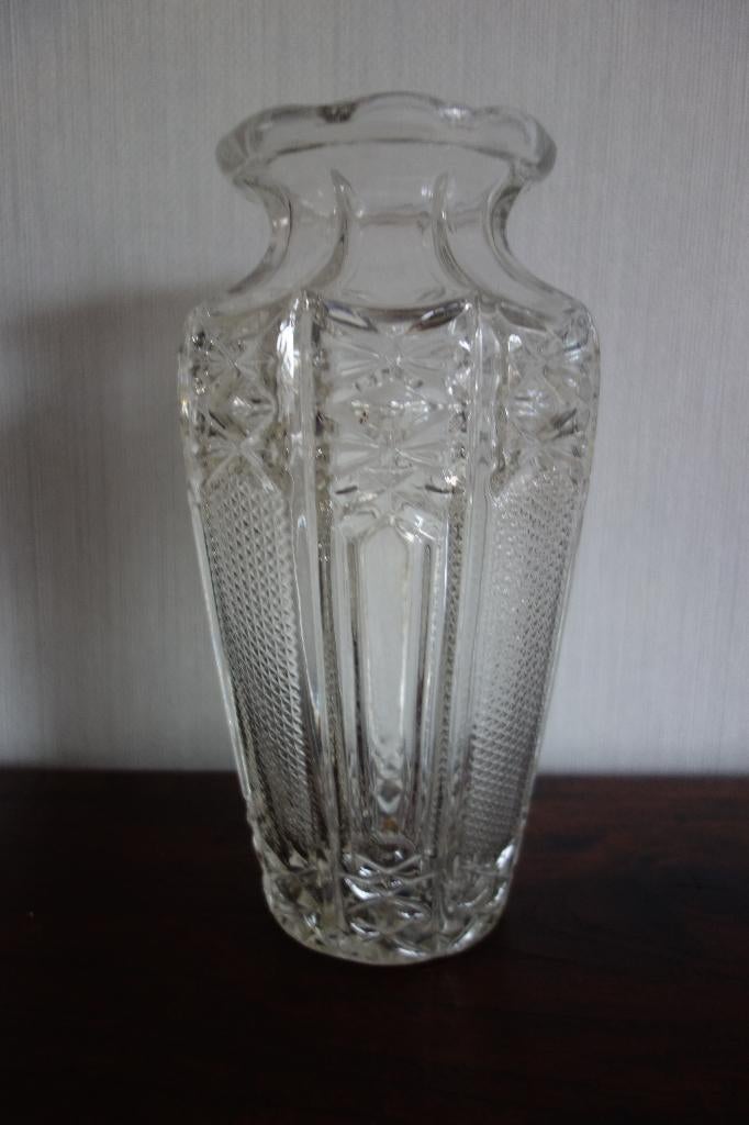 Glazen vaas., Overige kleuren, Ophalen of Verzenden, Minder dan 50 cm, Glas