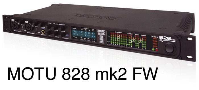 Motu 828 mk2 externe geluidskaart (20 ingangen/22 uitgangen), Ophalen of Verzenden, Extern, MOTU