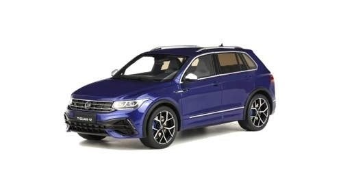 Volkswagen Tiguan R Lapiz Blue Metallic 2021 - 1:18 - OttO, Hobby en Vrije tijd, Modelauto's | 1:18, OttOMobile, Rue de L' Ecusson 2, 56120 Josselin France