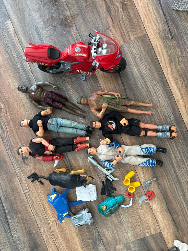 Grote set Action Man figuren met motor en accessoires, Ophalen of Verzenden, Gebruikt