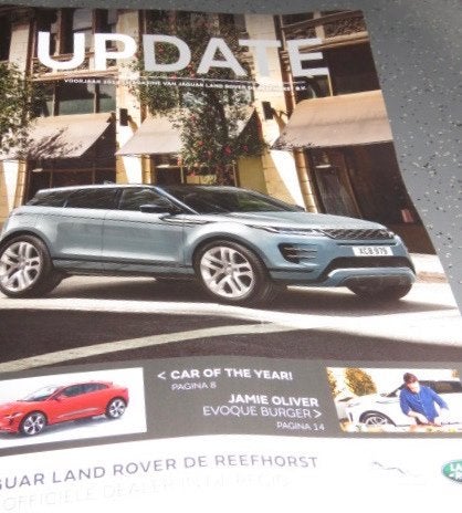 Jaguar Land Rover Update Voorjaar 2019 Magazine, Ophalen of Verzenden, Zo goed als nieuw, Algemeen