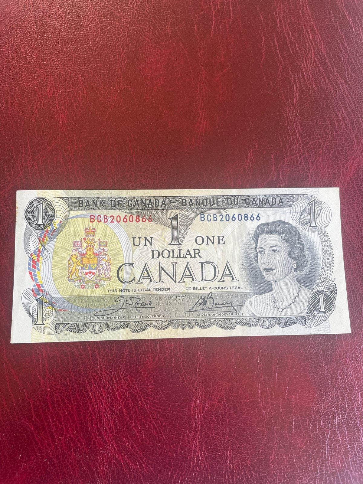 Canadese 1 dollar biljet uit 1973 - Koningin Elizabeth II, Postzegels en Munten, Bankbiljetten | Amerika, Ophalen of Verzenden