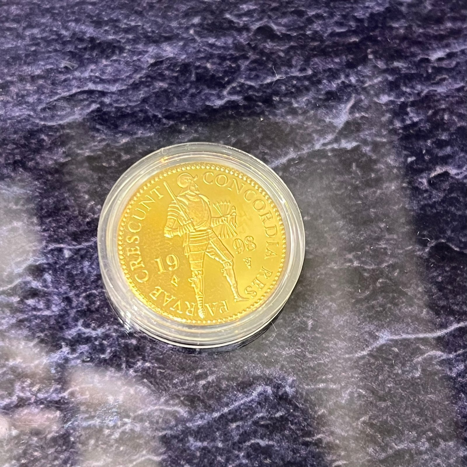 Gouden munt 23,6 karaat goud dukaat, Ophalen of Verzenden, Goud