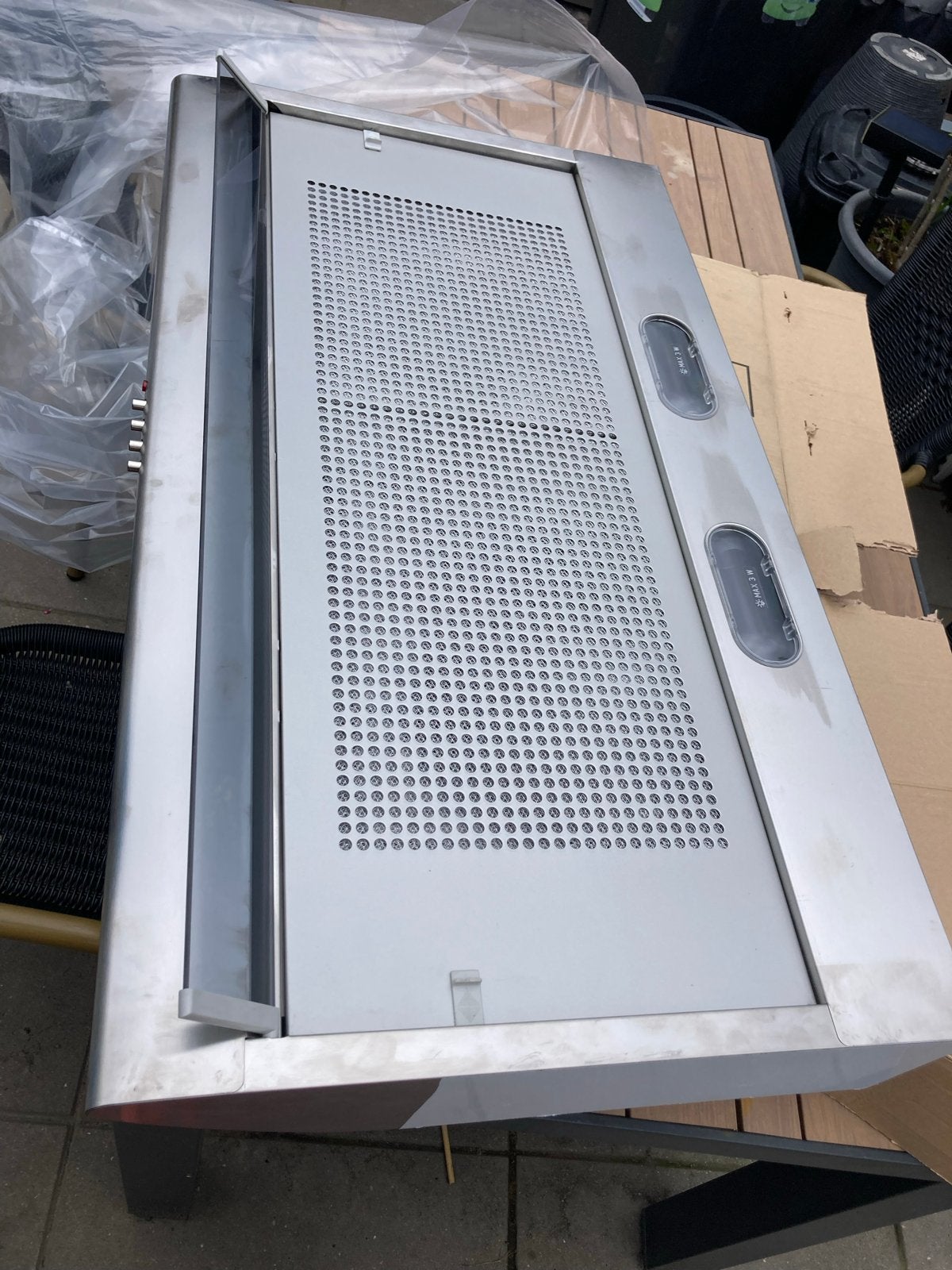 Nieuwe Afzuigkap RVS - 90 cm, Nieuw, Ophalen of Verzenden, Inbouw, Vlakschermkap