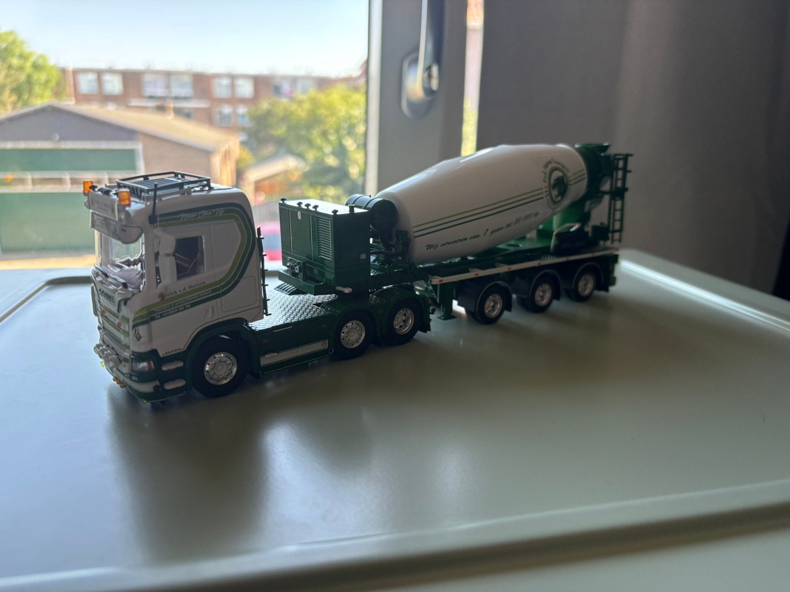 Scania R530 trekker met betonmixer patrick vd hoeven, Ophalen of Verzenden, Nieuw, Bus of Vrachtwagen, Tekno