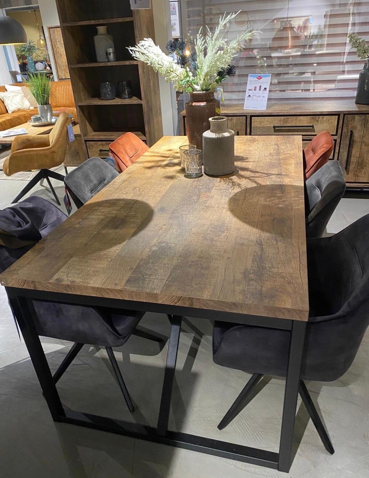 tafel mango, Ophalen, Zo goed als nieuw, 50 tot 75 cm, 150 tot 200 cm
