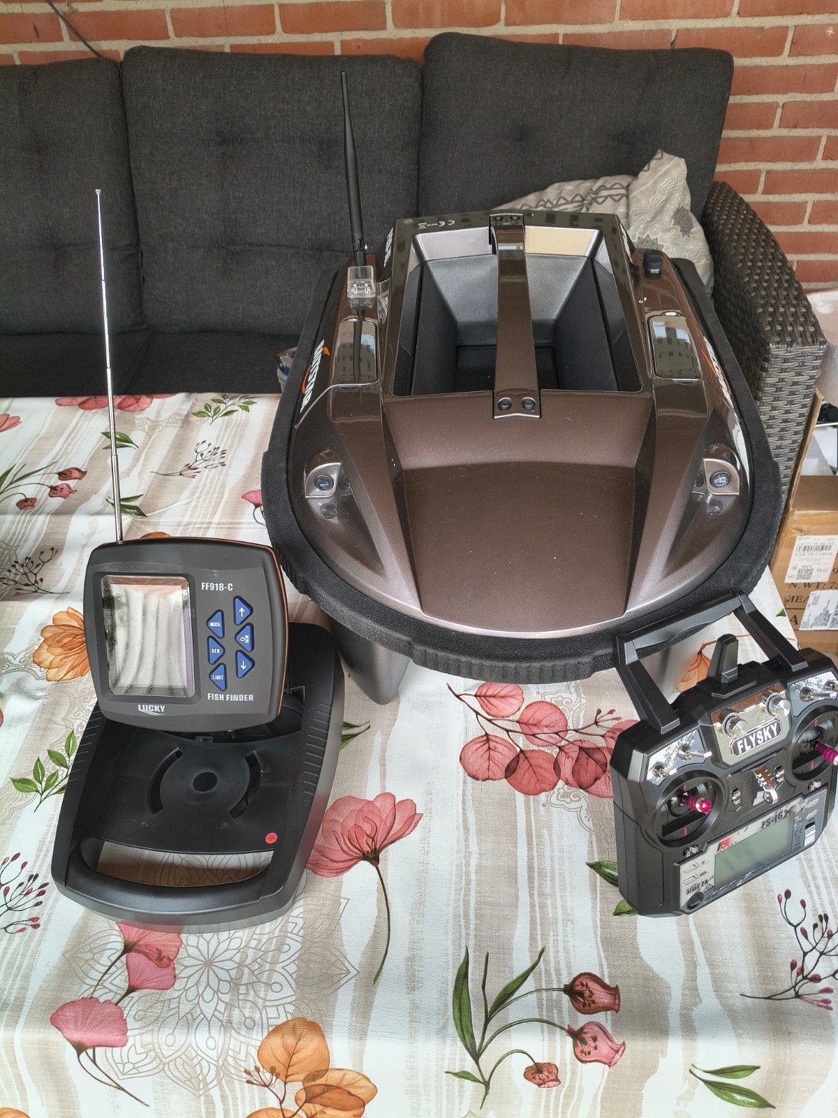 Baitstar Pro XL voerboot Lucky FF918 fishfinder - Hagelni, Ophalen of Verzenden, Nieuw, Overige typen