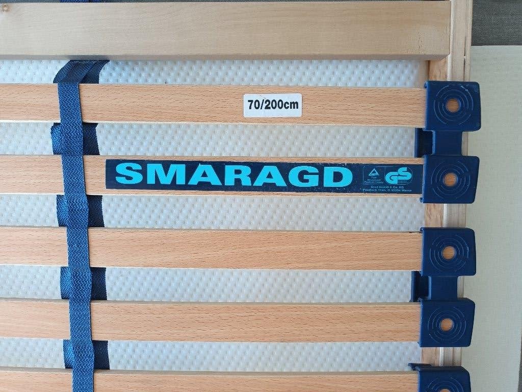 SMARAGD Lattenbodem 70x200 cm - Verstelbaar, Ophalen, Tweepersoons, 200 cm, Modern