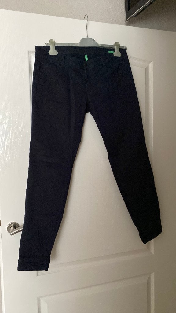 Jeans Skinny Donker blauw Maat 42 Benetton NIEUW, Kleding | Dames, Blauw, Benetton, Nieuw, Ophalen of Verzenden