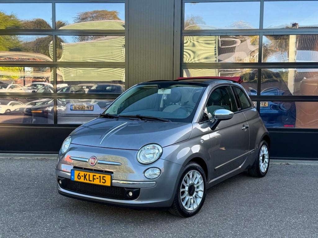 Fiat 500 C 0.9 TwinAir Lounge Grey Airco PDC Cabrio, Auto's, Fiat, Bedrijf, Te koop, 500C, ABS, Airbags, Airconditioning, Bluetooth
