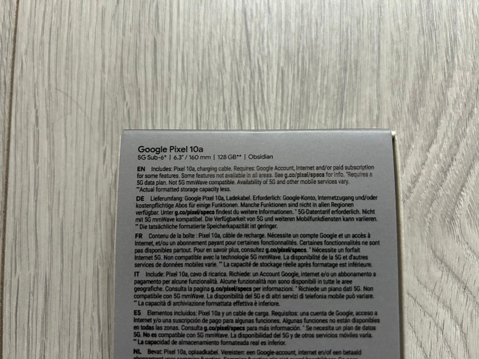 Foto 4 van Google Pixel 10A - 128GB - Zwart