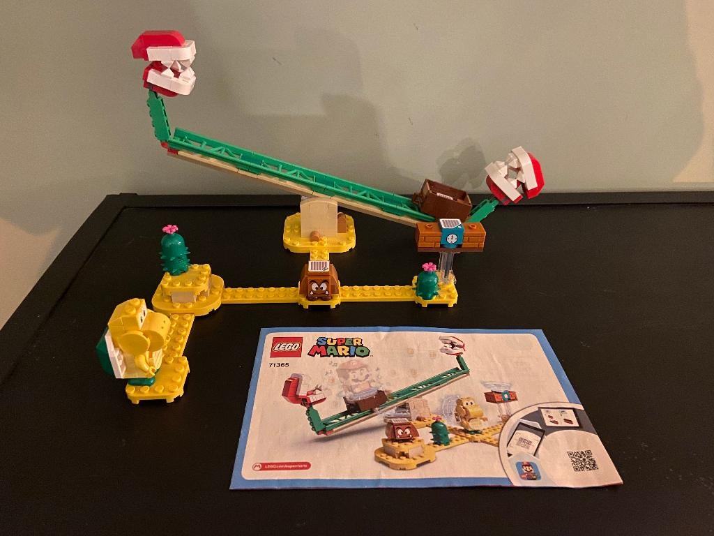 LEGO - 71365 - Super Mario - Piranha Plant Power Slide, Ophalen of Verzenden, Zo goed als nieuw, Complete set, Lego