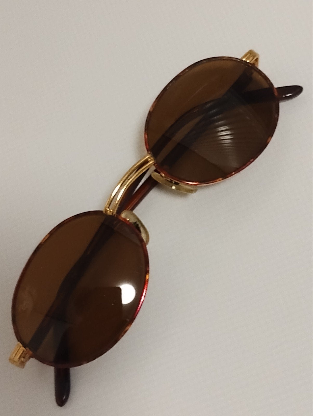 B&L Ray Ban RB3004 W2543 Gold Tortoise B15 ovale zonnebril, Ophalen of Verzenden, Ray-Ban