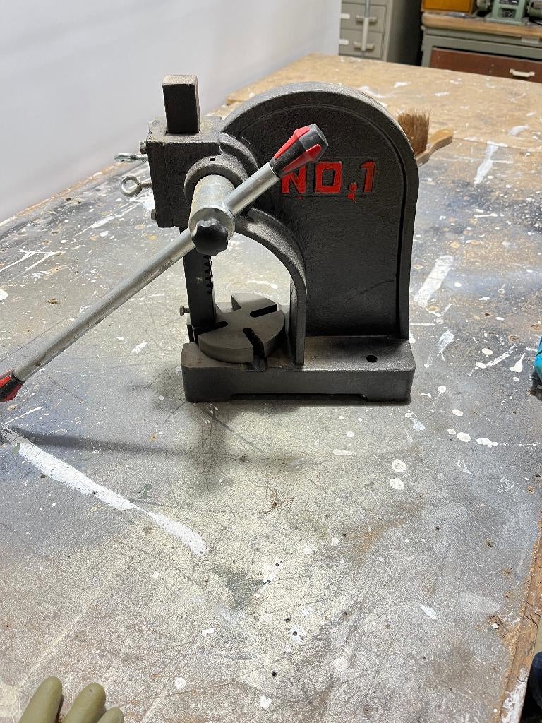 Tandheugelpers , pers, Doe-het-zelf en Verbouw, Gereedschap | Handgereedschap, Ophalen of Verzenden, Gebruikt