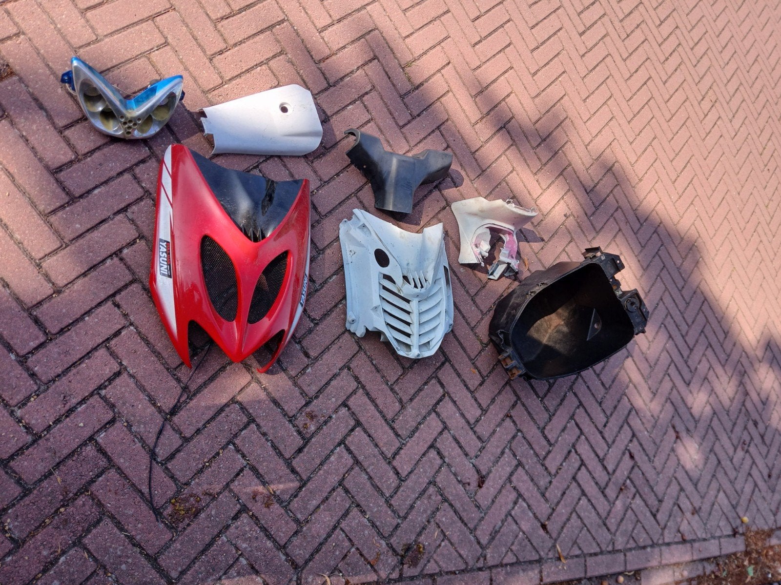 Yamaha aerox kappen voorkap buddybak, Ophalen of Verzenden, Gebruikt, Kap, Yamaha