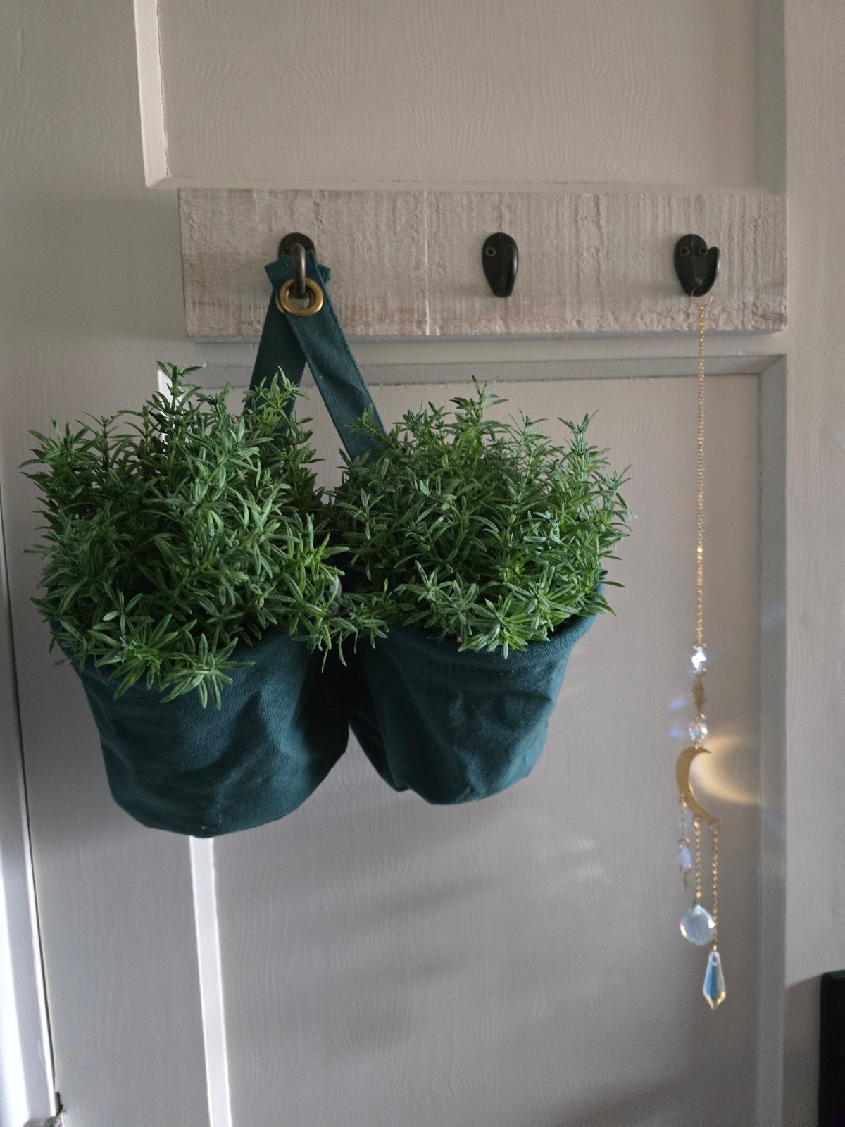NIEUW PLANTENPOT HANGER + KUNSTPLANTJES - INFO ZIE ADVERTENT, Ophalen of Verzenden, Nieuw