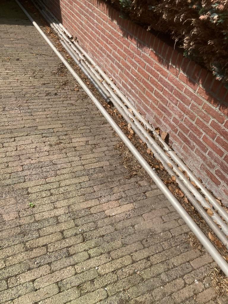 4 stuks antenne mast Buizen +_ 6 meter, Ophalen, Zo goed als nieuw, Mast