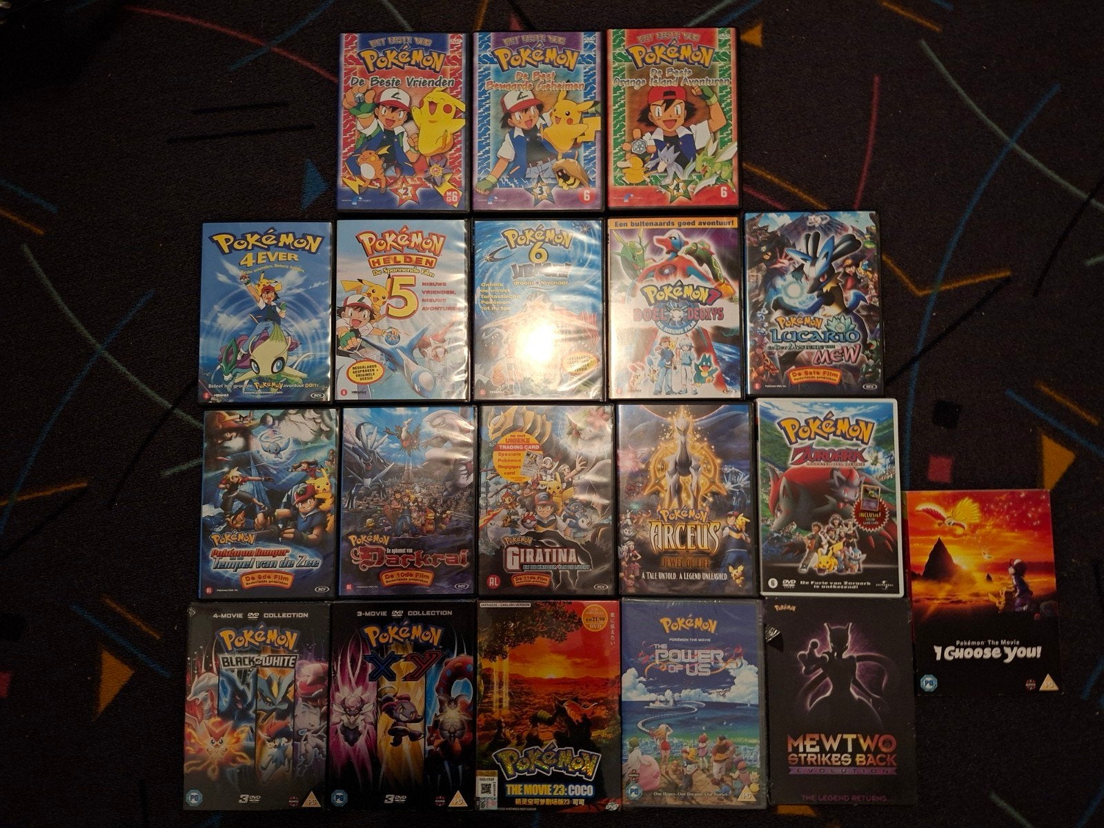 Pokémon DVD film collectie, Cd's en Dvd's, Ophalen of Verzenden, Zo goed als nieuw