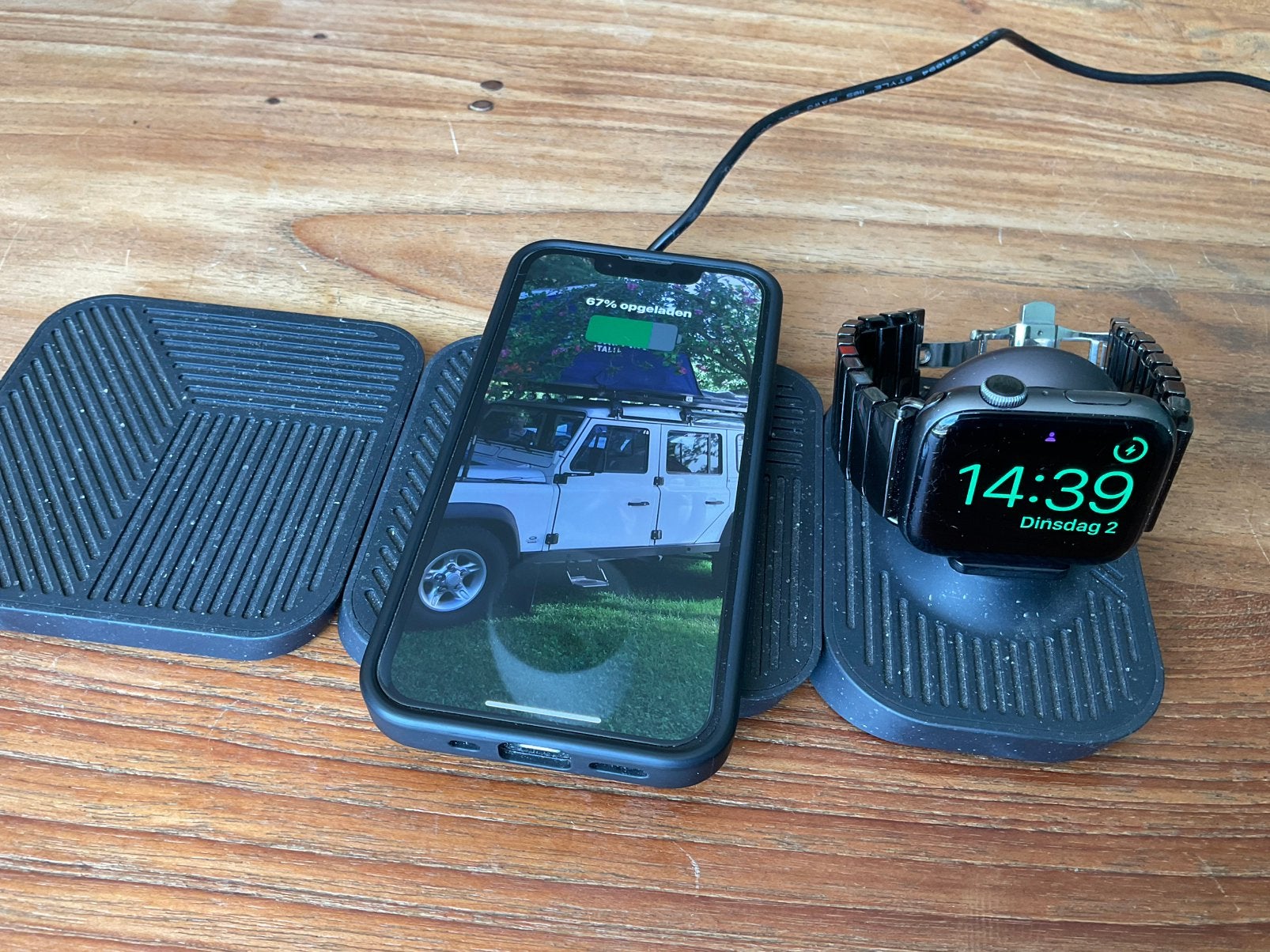Wireless Charger Zens, Telecommunicatie, Mobiele telefoons | Telefoon-opladers, Ophalen of Verzenden, Zo goed als nieuw, Apple iPhone