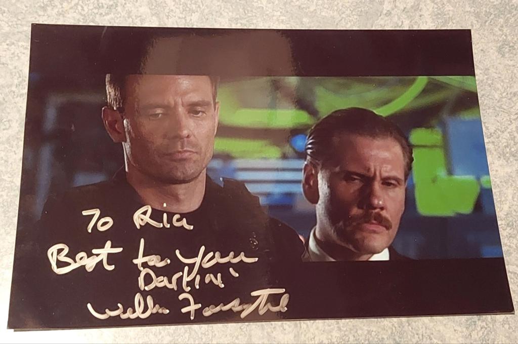 Handtekening William Forsythe, Ophalen of Verzenden, Zo goed als nieuw, Foto of Kaart, Gesigneerd