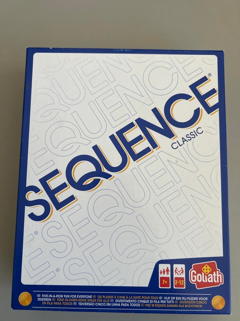 Sequence Classic Bordspel - Strategisch Kaartspel, Een of twee spelers, Ophalen of Verzenden, Zo goed als nieuw