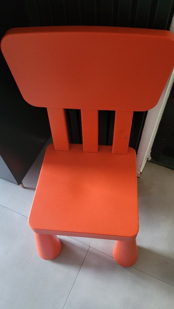 Ikea stoel, Ophalen, Zo goed als nieuw, Rood, Eén
