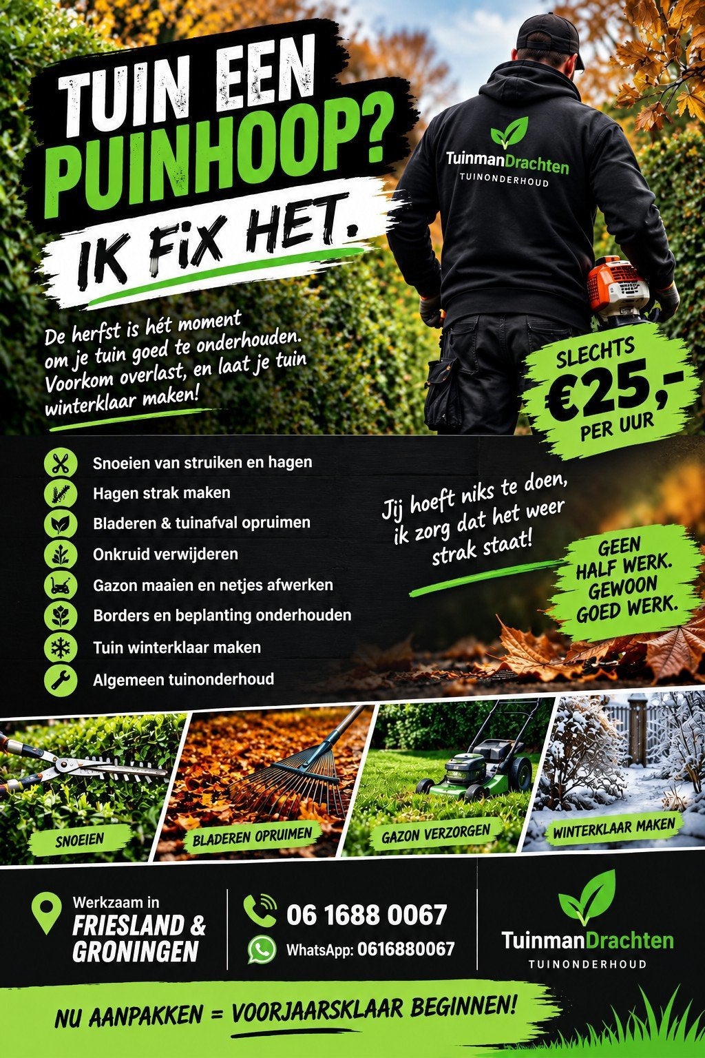 Tuinman gezocht?, Hekwerk of Schuttingen