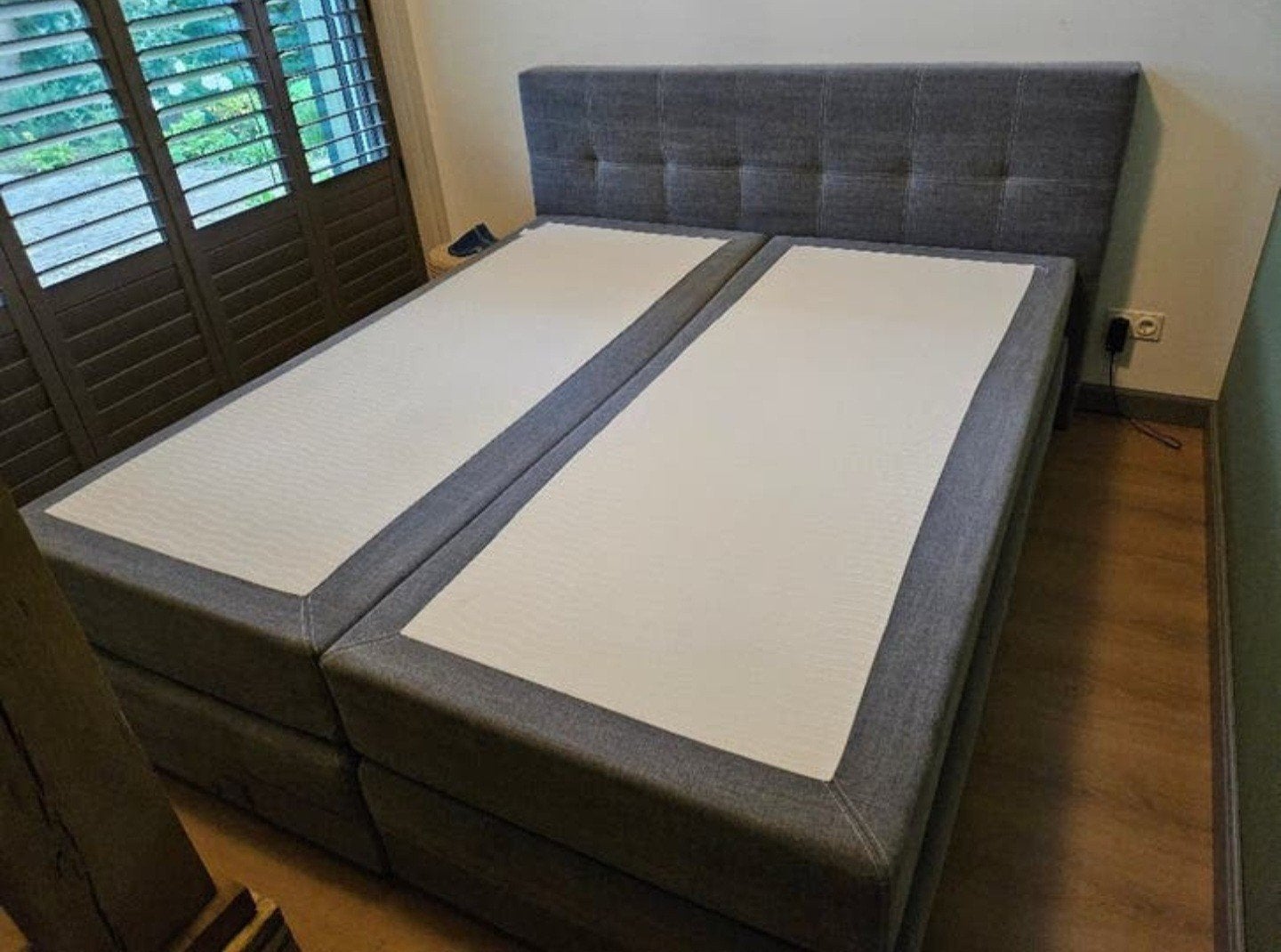 Luxe elektr. Swiss Sense boxspring Capella Cresto 180x210 cm, Ophalen, 210 cm, Tweepersoons, 180 cm