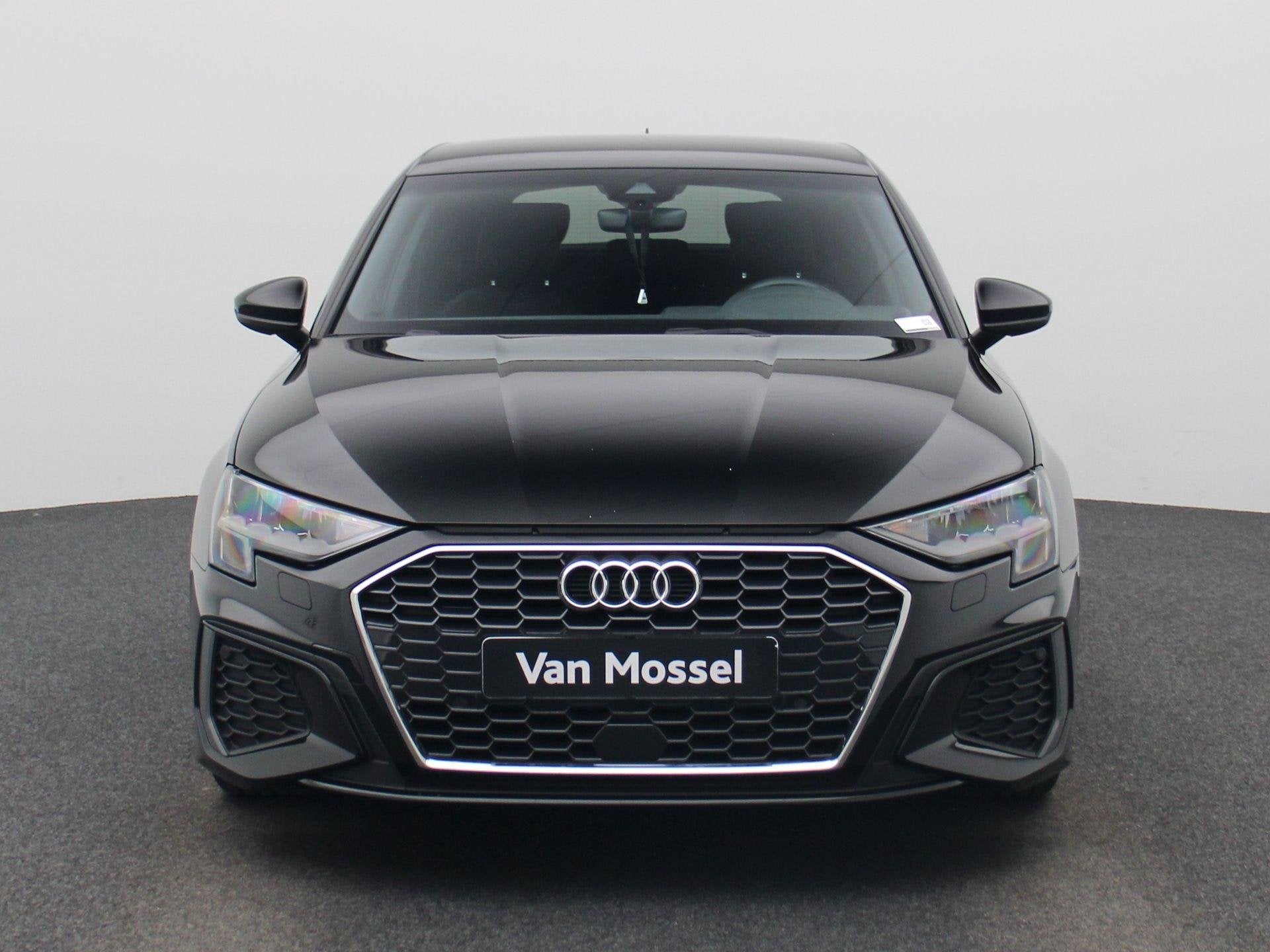 Audi A3 Sportback 1.0 30 TFSi 81kW S tron. S Line | APPLE CA, Auto's, 12 maanden, Stof, Gebruikt, Zwart
