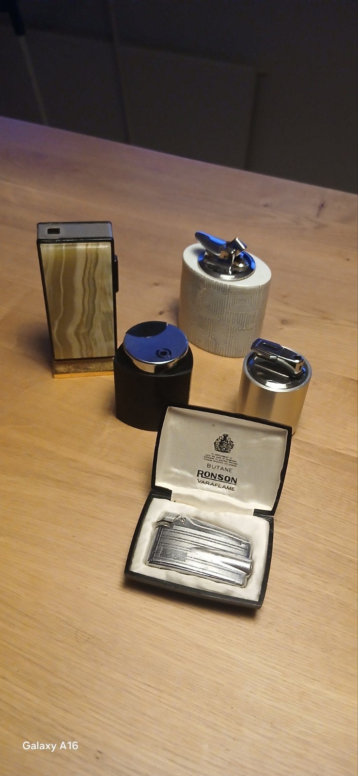 verzameling tafelaanstekers Ronson Sarome Koei, Verzenden, Gebruikt, Aansteker