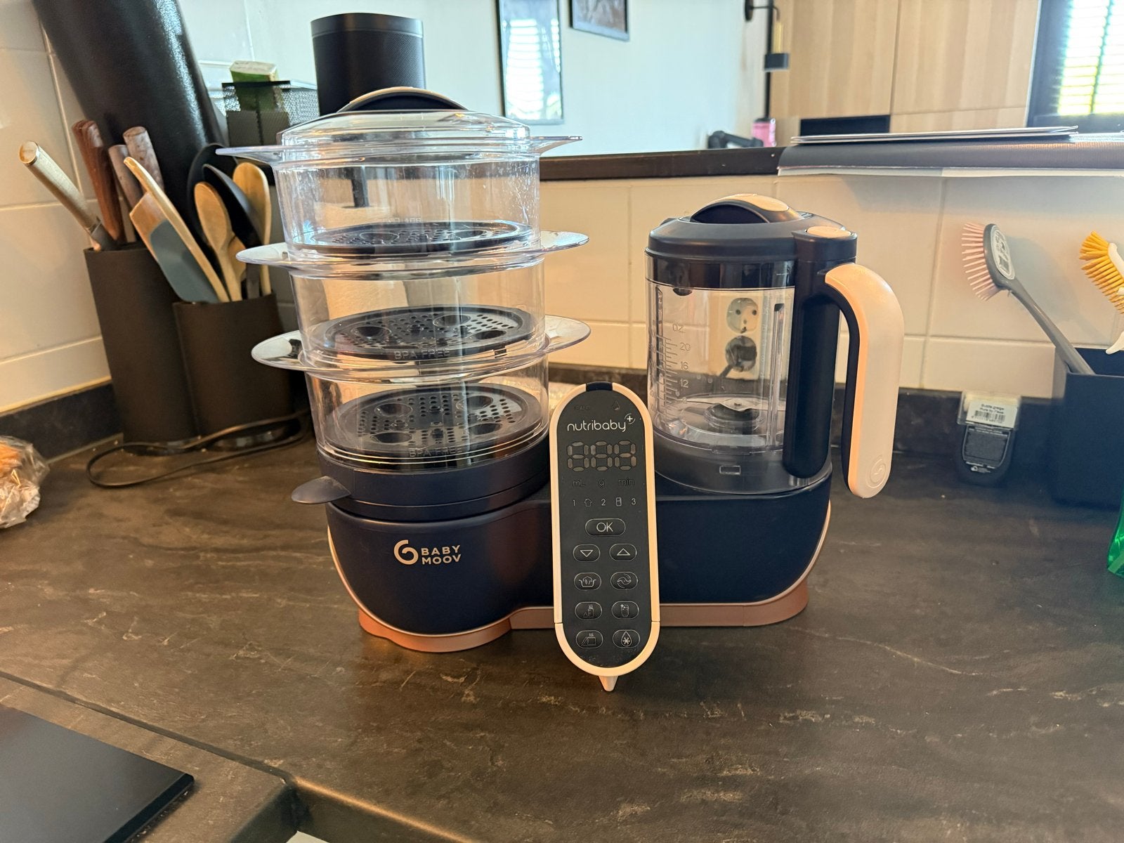 Babymoov Nutribaby One 5-in-1 xxl, Gebruikt, Stoomfunctie, Ophalen of Verzenden, Babymoov