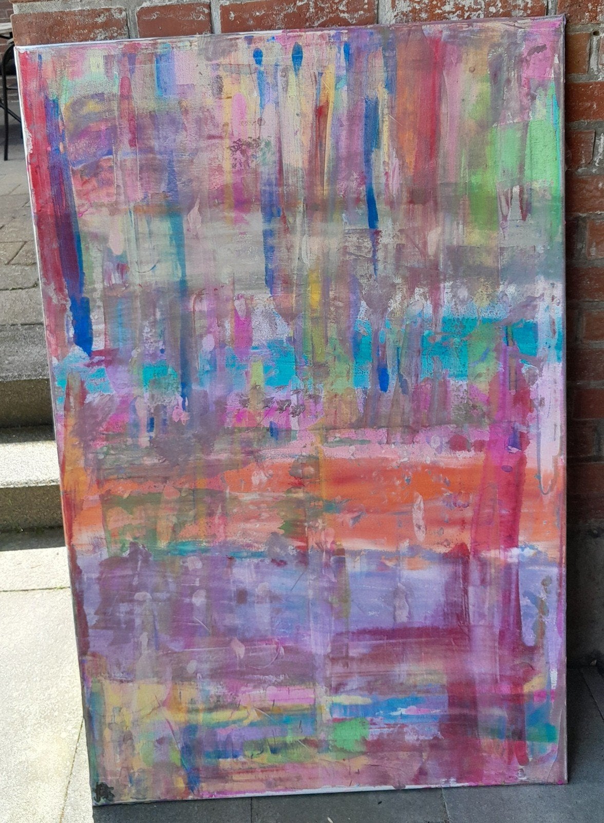 Abstract schilderij, Ophalen of Verzenden