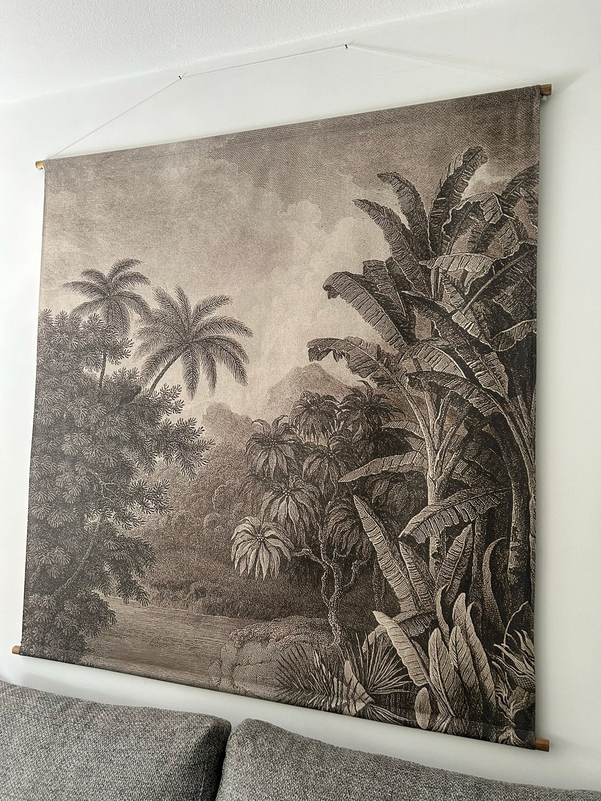 HKliving Jungle wanddecoratie XXL, Ophalen, Zo goed als nieuw, Met ophangsysteem, Meerkleurig
