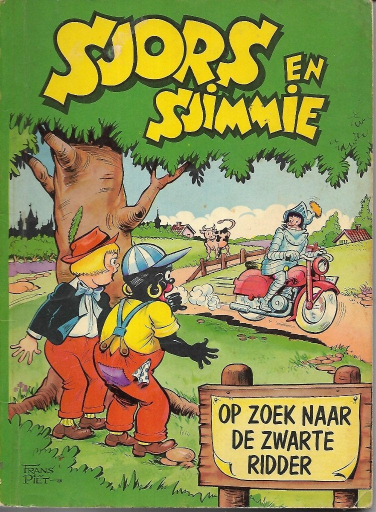 Sjors en Sjimmie - Op zoek naar de zwarte ridder, Boeken, Stripboeken, Eén stripboek, Ophalen of Verzenden, Gelezen