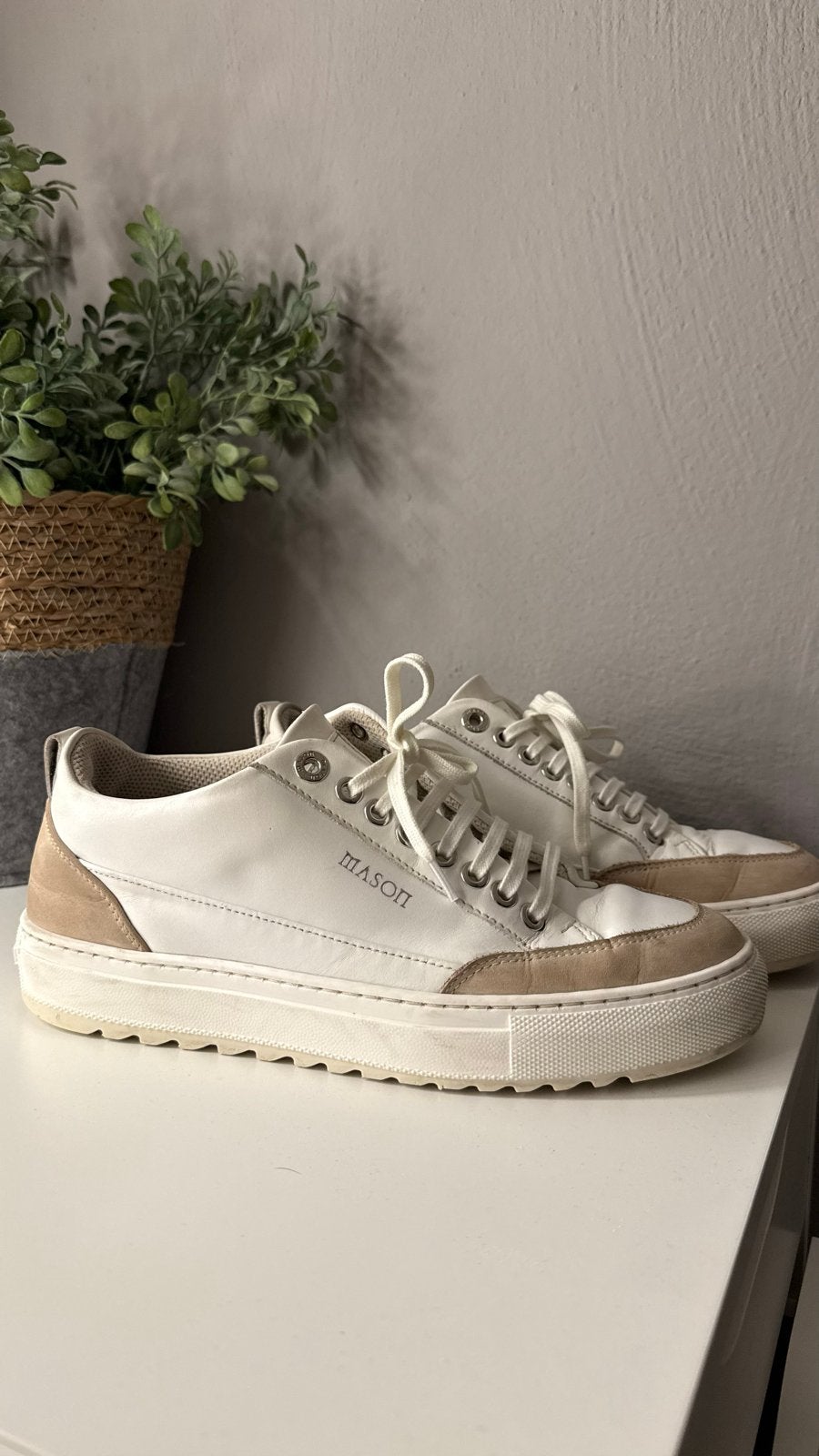 Mason Garments Sneakers Maat 40, Ophalen of Verzenden, Gedragen, Wit, Sneakers of Gympen