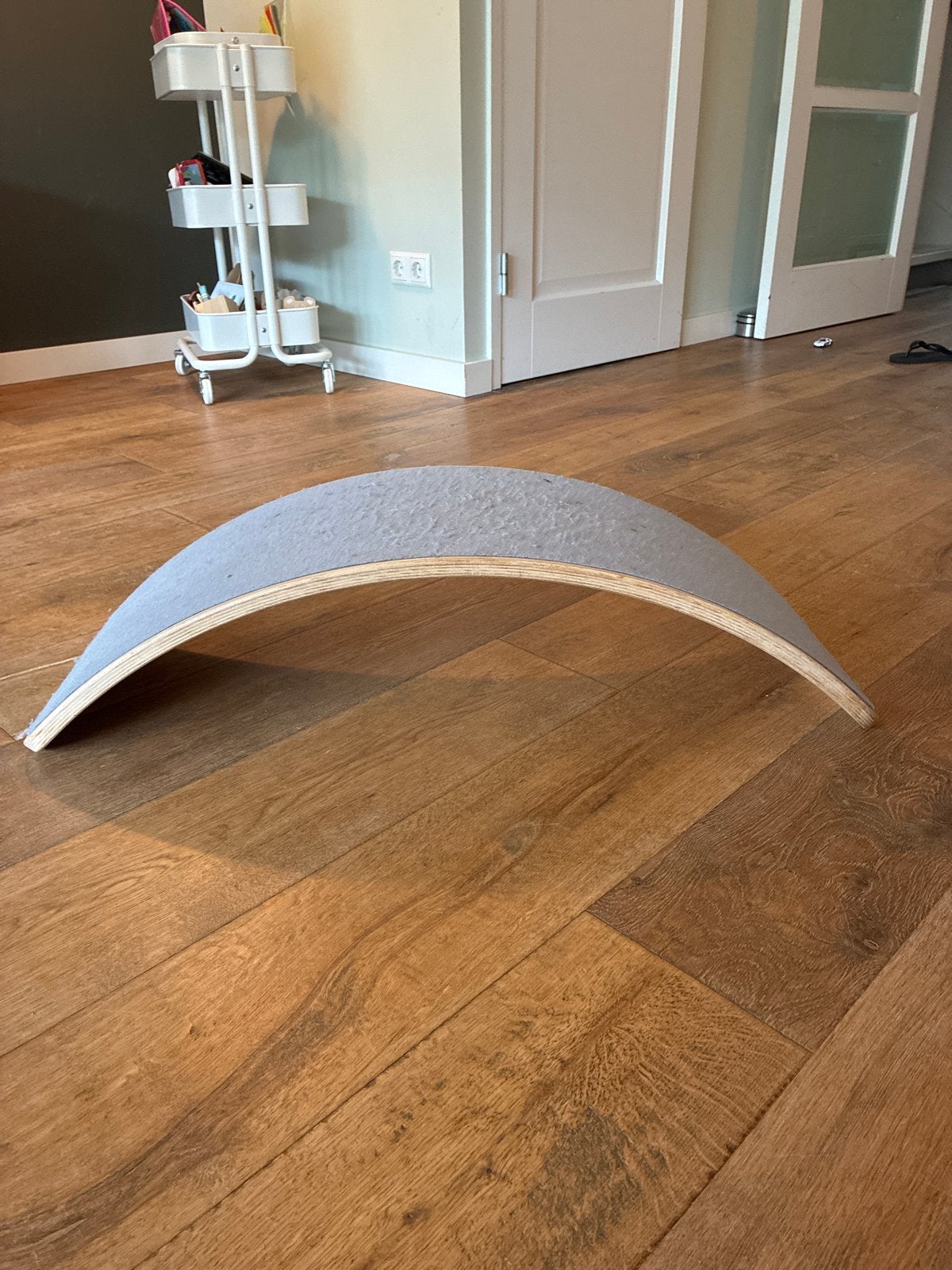 Wobbel board met vilt - Grijs, Ophalen, Gebruikt, Jongen of Meisje