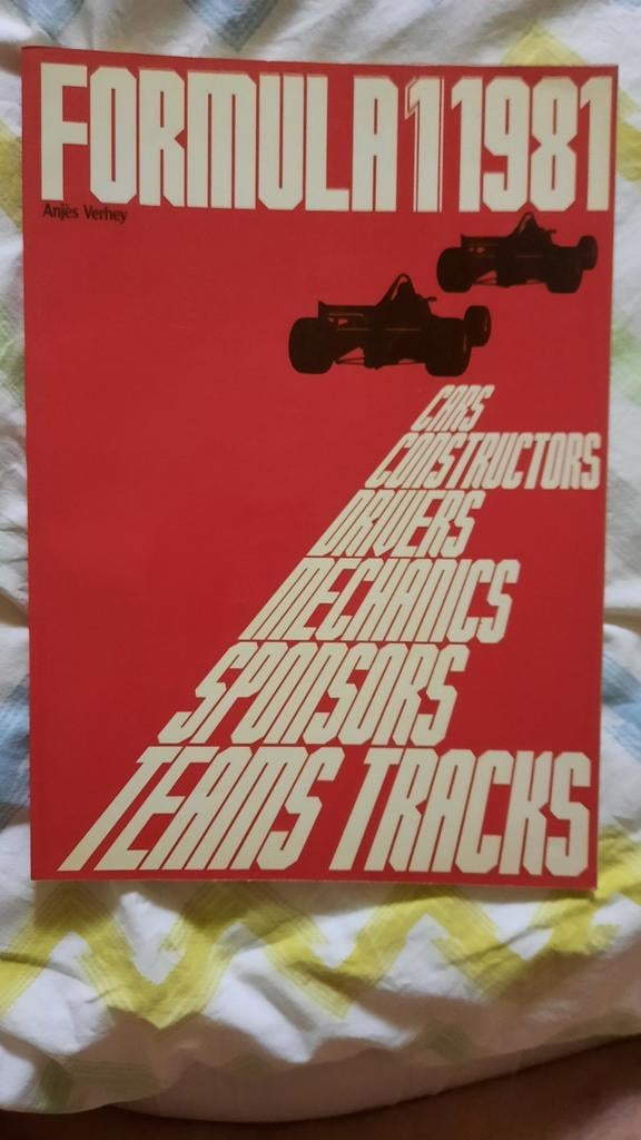 Formule 1 1981 - Anjes Verhey, Ophalen of Verzenden, Gelezen, Anjes Verhey, Overige sporten