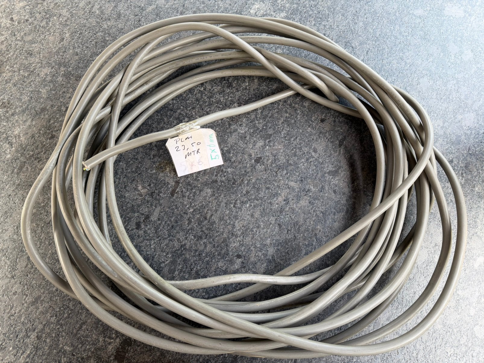 YMVK kabel 5 x 6mn2 en 5 x 2,5mm2, Ophalen of Verzenden, Gebruikt, Kabel of Snoer