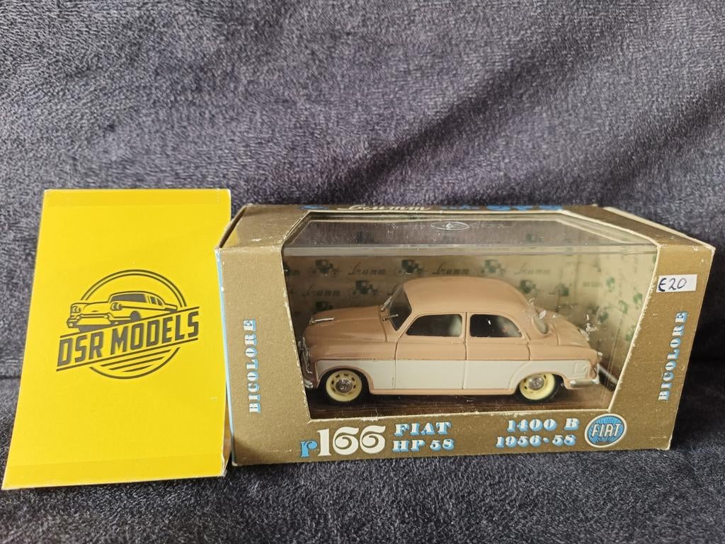 1:43 Fiat 1400 B, Hobby en Vrije tijd, Modelauto's | 1:43, Overige merken, S, Auto, R