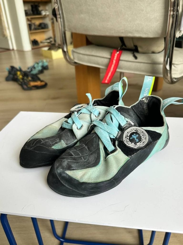Klimschoenen Tenaya Indalo 38 3/4, Ophalen of Verzenden, Gebruikt, Klimsportschoenen