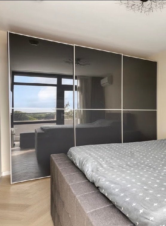 Slaapkamerkast Big Choice Type 41 - Antraciet Glas, Huis en Inrichting, Kasten | Kledingkasten, Ophalen, Gebruikt, 200 cm of meer